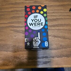 If‎ You Were- a Party Game by Mattel Ages 17+ New Sealed